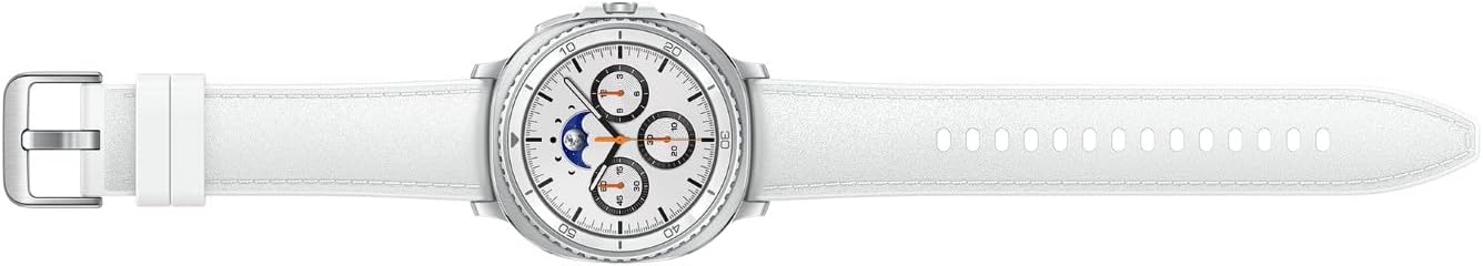Samsung Galaxy Watch8 Classic 46mm, AI Smart Watch with Cushion Design and Rotating Bezels, with Hybrid Band and Wearable Display, Bluetooth, White, 3 Year Extended Warranty (UK Version) - Image 14