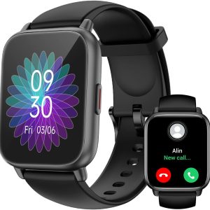 RUIMEN Smart Watch Answer Dial Call,Smart Watches for Women Men HD Touch Screen Fitness watch with SpO2-Monitor Heart Rate Sleep Monitor Pedometer Watch Multi Sports Mode for Android iOS