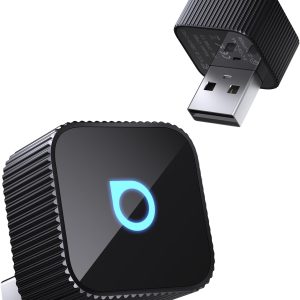 OTTOCAST MINI 3.0 Slim 2026 Upgraded Wireless CarPlay Adapter, 2-in-1 for iPhone & Android Auto, Convert Wired CarPlay and Android Auto to Wireless, Plug & Play, Fast Auto-Connect, Cube Black