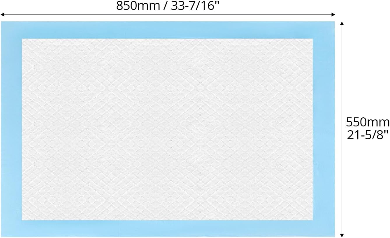 QWORK® 50 Pieces Puppy Training Pads, 55x85cm 6-Layers Highly Absorbent Dog Pee Pads, for Puppies, Small Pets - Image 6