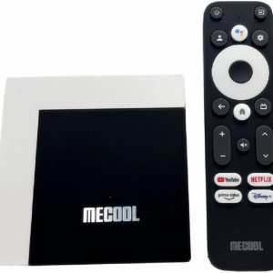 MECOOL KM7 Plus Android 11.0 Google TV Netflix Certified Android TV Player, Google Assistant voice remote, Chromecast, Prime Video, Youtube, Bluetooth, 4K HDR, Dual Band WiFi, KM7+