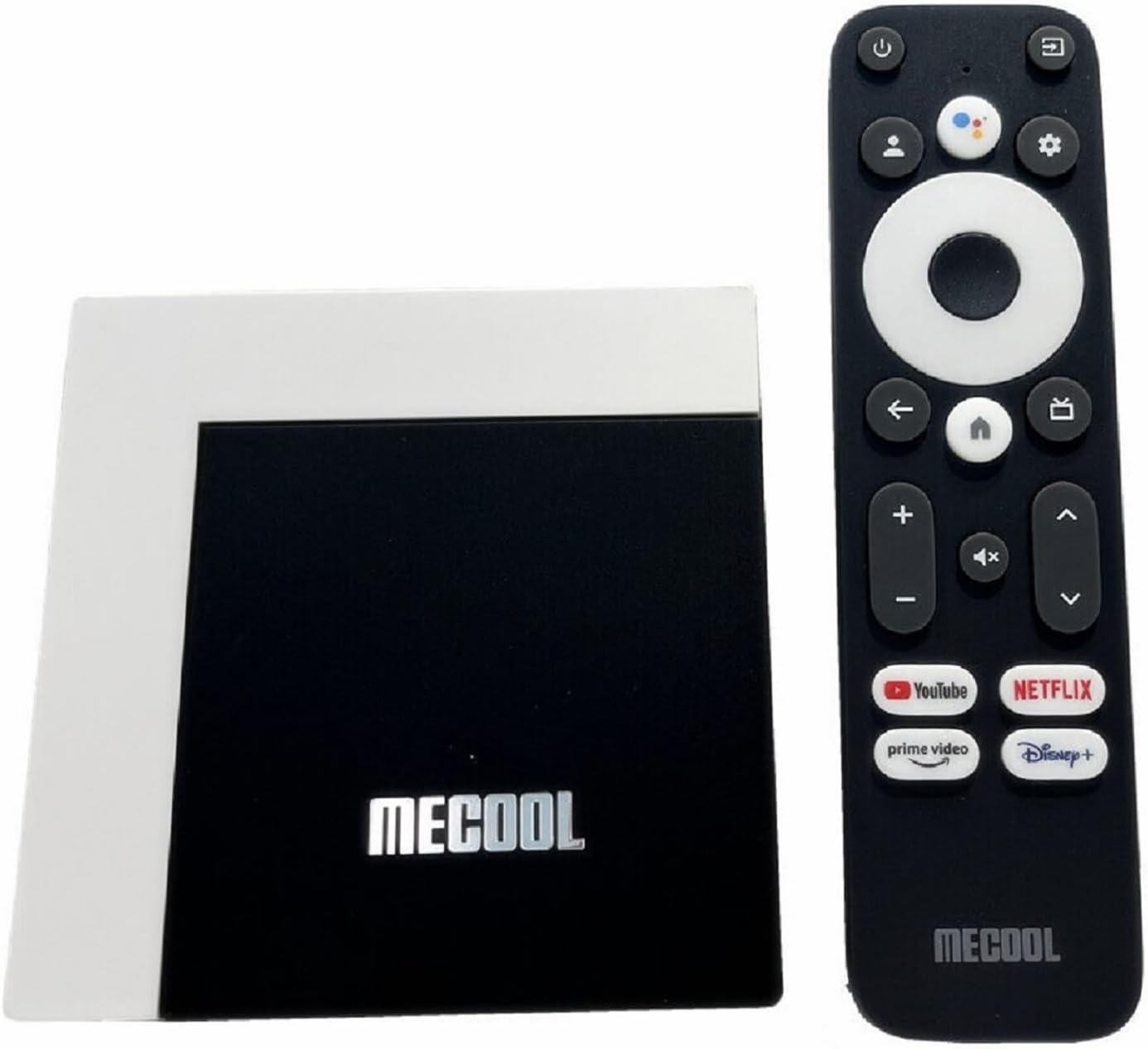MECOOL KM7 Plus Android 11.0 Google TV Netflix Certified Android TV Player, Google Assistant voice remote, Chromecast, Prime Video, Youtube, Bluetooth, 4K HDR, Dual Band WiFi, KM7+