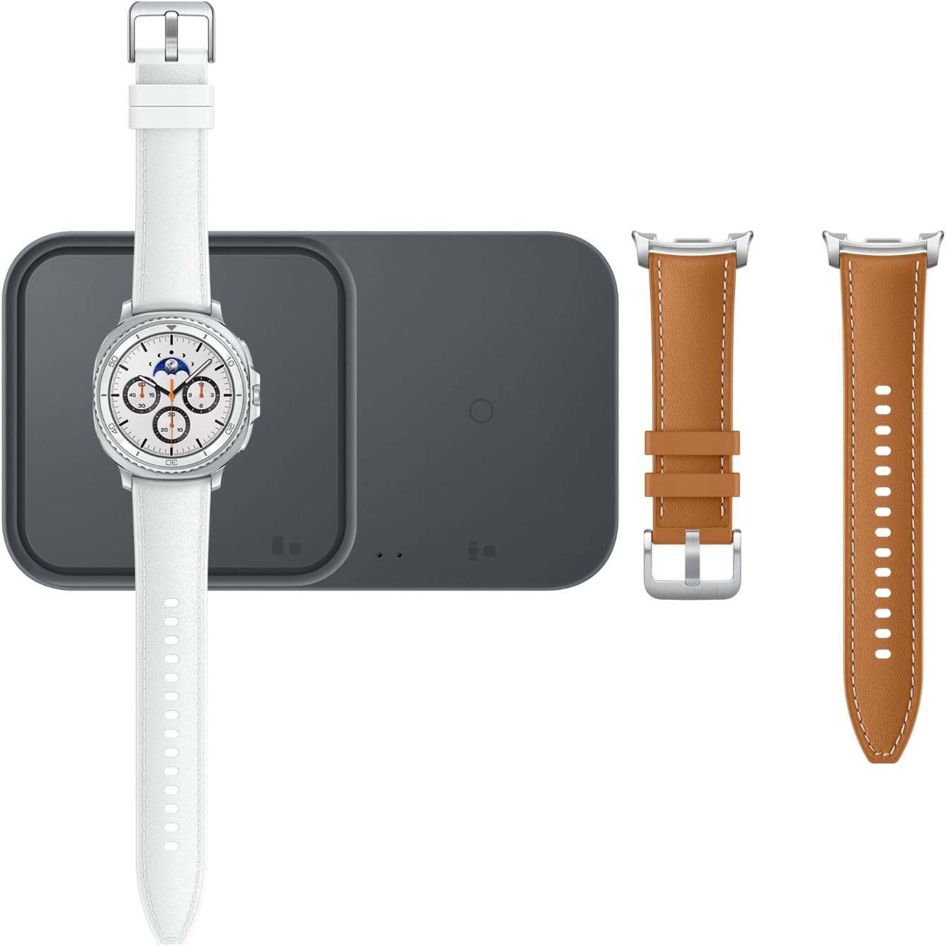 Samsung Galaxy Watch8 Classic 46mm, AI Smart Watch with Cushion Design and Rotating Bezels, with Hybrid Band and Wearable Display, Bluetooth, White, 3 Year Extended Warranty (UK Version) - Image 3