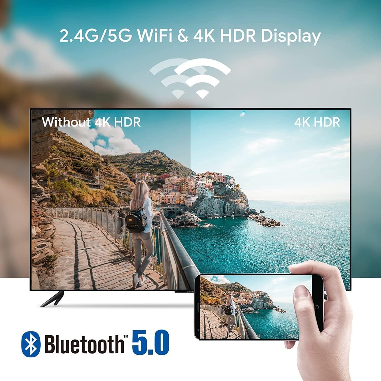 MECOOL KM7 Plus Android 11.0 Google TV Netflix Certified Android TV Player, Google Assistant voice remote, Chromecast, Prime Video, Youtube, Bluetooth, 4K HDR, Dual Band WiFi, KM7+ - Image 7