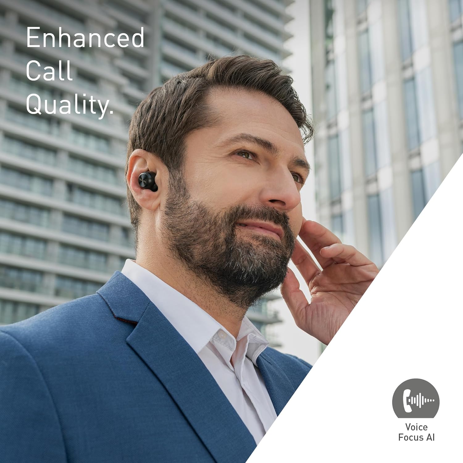 Technics EAH-AZ100E-S Wireless Earbuds with Noise Cancelling, Multipoint Bluetooth, Voice Focus AI, Comfortable In-Ear Headphones, Silver - Image 11
