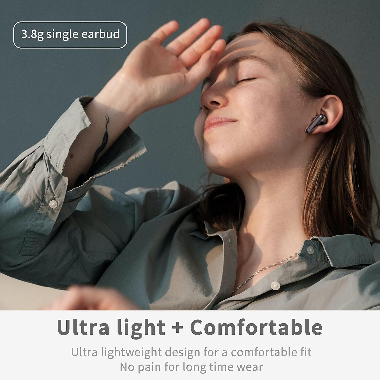 Wireless Earbuds, Bluetooth 5.4 Headphones in Ear with HiFi Stereo, 2026 Bluetooth Earphones with 40H Playtime, 4 ENC Noise Cancelling Mic, IP7 Waterproof Bluetooth Earbuds, Light for Android iOS - Image 7