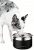 Gardner Pet Dog Bowls 3.85L,Stainless Steel Non Spill Dog Water Bowl,Slow Water Feeder,Metal Large Pet Water Bowls,Anti-Splash Water Dispenser for Large Dogs,Black