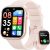 Hwagol Smart Watch (Answer/Make Calls), 1.85″ Fitness Tracker, Smartwatch Heart Rate/Sleep Monitor/Pedometer/Calories, 140+ Sports Modes, Waterproof Women’s Men’s Fitness Watch for Android iOS
