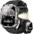 Blackview Military Smart Watch for Men Outdoor Adventure | 100-Day Ultra-Long Battery | Flashlight & Compass | Bluetooth Calling | Health Monitor | 153+ Sports Modes | IP68 Waterproof for iOS Android