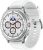 Samsung Galaxy Watch8 Classic 46mm, AI Smart Watch with Cushion Design and Rotating Bezels, with Hybrid Band and Wearable Display, Bluetooth, White, 3 Year Extended Warranty (UK Version)