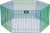 Small Animal Pet Playpen/Exercise Pen, Blue and Green,1 Count (Pack of 1), Small Animal Playpen