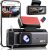 4K Dash Cam Front 2160P Car Dash Camera Built-in WiFi Includes 64GB SD Card 2.99 Inch Screen Dashcam for Cars with APP Control,170° Wide Angle,G-Sensor,Loop Recording,Parking Monitor, Night Vision,WDR